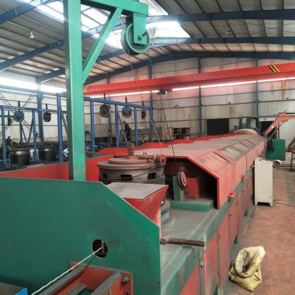 High Capacity Silver Wire Drawing Machine PLC Control For Wire Mesh Products