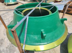 Quality Mn18cr2 CH430 Cone Crusher Bowl Liner , Feed Cone Mining Crusher Wear Parts for sale