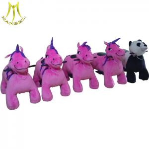 Hansel electronic fun animal games kids ride unicorn plush toy for park