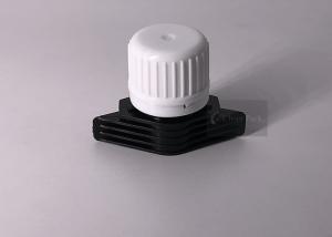Quality White Or Black Color PE Material Spout Cap Heat Seal Laundry Detergent Bag for sale