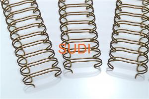 Quality Coated Spiral Coil, Pitch 2:1 1-5/8 	Twin Loop Binding Wire, For Notebook for sale