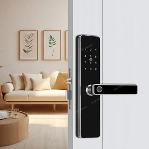 China 433 Residential Smart Door Lock TH521 Aluminium Alloy Apartment Room Door Lock TTLock Biometric Code Card Key Unlock on sale