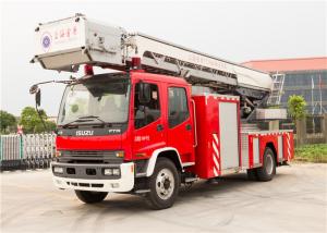 Quality 4x2 Drive Four Door Structure 30m Aerial Ladder Fire Truck For High Building for sale