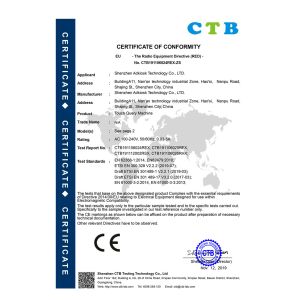 Shenzhen Adkiosk Technology Co., Ltd. Certifications