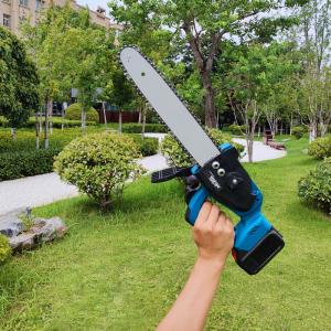 Quality 650w Cordless Handheld Mini Chainsaw 12in 21v Handheld Battery Operated Chainsaw for sale