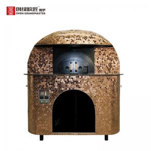 Quality Electric Traditional Italian Pizza Oven Copper Decoration Napoli Outdoor Oven for sale