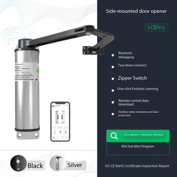 Waterproof Side Mounted Electric Automatic Gate Motor Sensor Brushless Motor 90 Degree