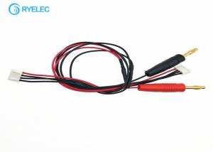 Quality 4 Pin Jst Xh Plug 2.54mm To Jst - Xh2.54 Electrical Wiring Harness With Black Red Banana Plug for sale