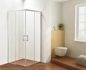 Quality 900x900x1900mm Corner Shower Cubicle Tempered Glass for sale