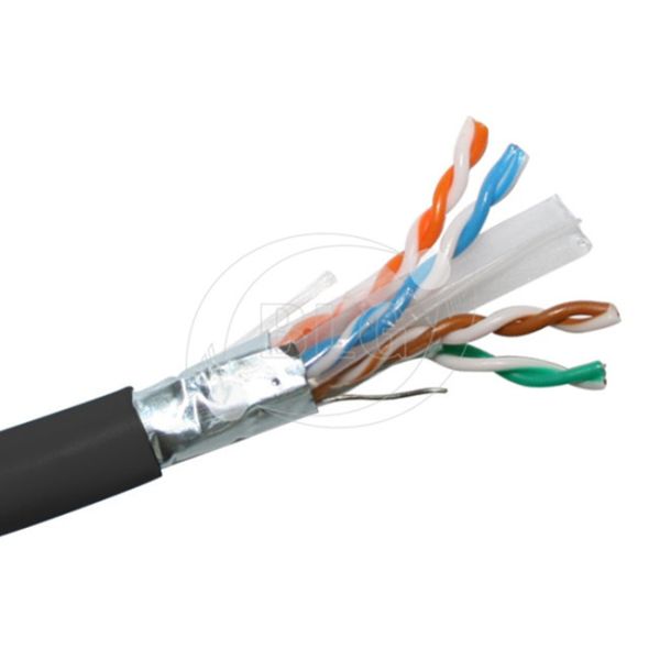 Cat6 1000FT Shielded Indoor 23AWG 24AWG Conductor FTP Ethernet LAN Cable