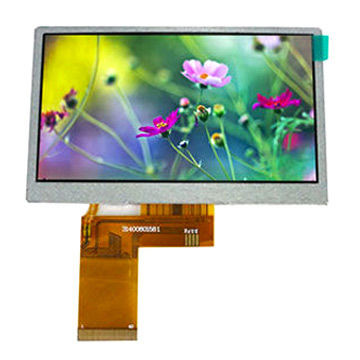 Buy 4.3" TFT LCD screen with high luminance, 480*3(RGB)*272 resolution, RGB/MPU/SPI interface at wholesale prices