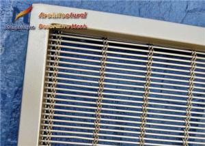 Quality 436 Cladding Stainless Steel Cable Mesh 36mm Facade Dividers for sale