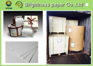 190g ~ 400g Ivory Board Paper With 2 Side White Laminated Cardboard