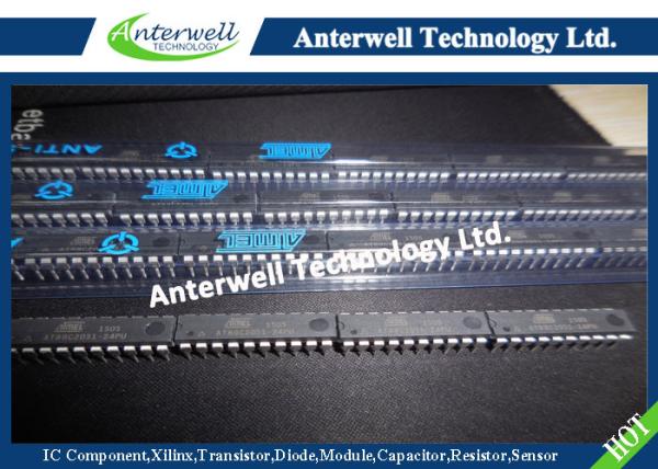 Buy 8 bit Microcontroller Integrated Circuit Chip with 2K Bytes Flash  , AT89C2051-24PU at wholesale prices