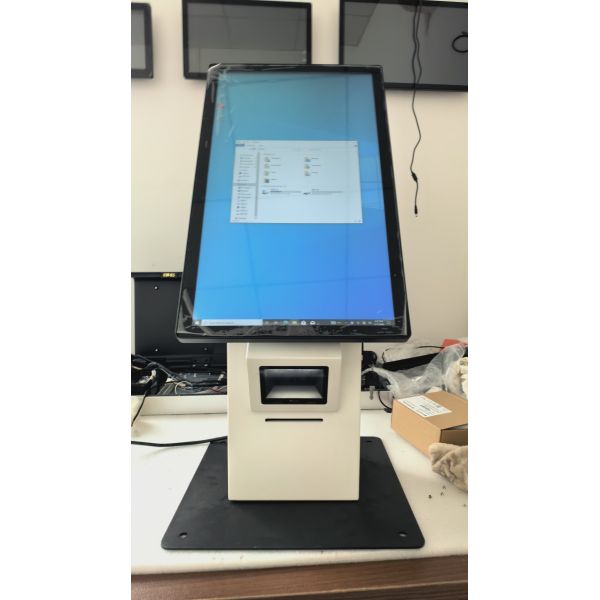 Self Service Touch Screen Kiosk with SDK Facial Recognition QR Code Scanner for Retail Store POS Tabletop Self Ordering