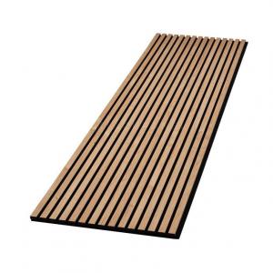 China Wall Wood MDF PET Acoustic Panel Interior Decorative on sale