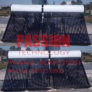Quality 500L Vacuum Tube Compact Solar Water Heater Tap Water Flat Roof Solar Collector for sale