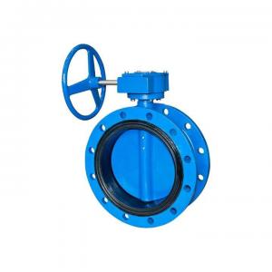 Quality Ductile Iron Pneumatic Butterfly Valve Actuator Flanged With Lever Gear for sale
