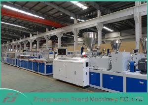 Quality High Output Pvc Profile Extrusion Line , Pvc Door Manufacturing Machine SJSZ-80/156 for sale