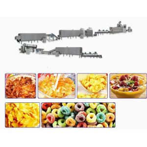 Buy cheap Twin Screw Extruder Corn Flakes Production Line 260kg/h 500kg/h With Different from wholesalers