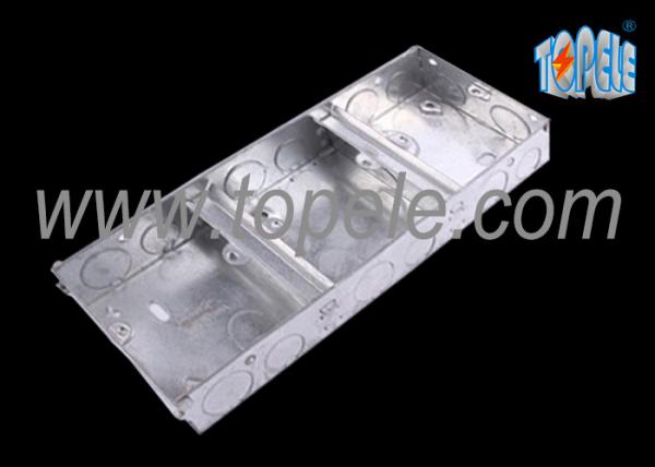 Buy Electrical Metallic Ceiling Outlet Box Covers 1 + 1 + 1 Gang Conduit at wholesale prices