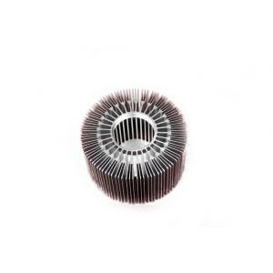China Custom Round Aluminum Extrusion Heat Sink For Small Power LED Light on sale