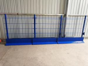Quality Giant Fence Blue Pvc Coated 1150*2600mm Fall Protection Fence for sale