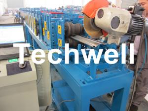 China Automatic Roller Shutter Door Roll Forming Machine With PLC Computer Control System on sale