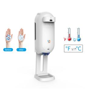 Quality Public Places Hand Sanitizer Dispenser Floor Stand FENGJIE Dispenser Alcohol Dispensing Stand for sale