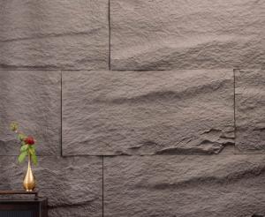 Quality Lightweight Industrial Style PU Faux Mushroom Stone Wall Panel for Interior Wall for sale