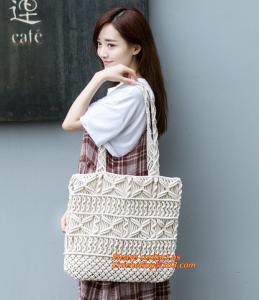 Quality HOT! Handmade girl Summer bags Beach bag female bag rattan straw bags woven bamboo handbag for sale