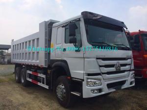 China White Color HOWO 371/336/290/266HP 6x4 10 wheeler Mining Dump/ Dumper/Tipper Truck volvo Technology For Laos Myanmar on sale