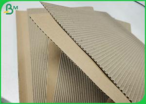 China 140g + 120g Fluting Brown Color Corrugated Paper Sheet For Coffee Cup Sleeves on sale
