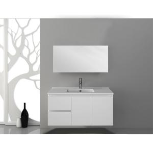 China Hotel PVC Bathroom Cabinet , Modern Style Waterproof Wall Mounted Vanity on sale