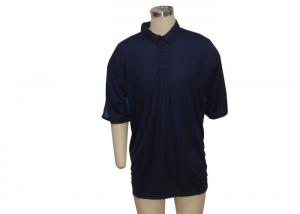 China Latest Men'S Summer Polo Shirts , Plain Black Men'S Polo Neck T Shirts on sale