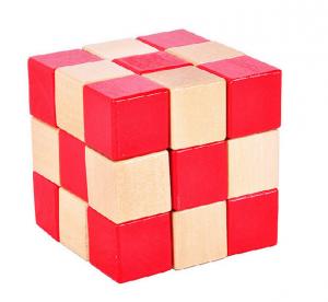 Quality Cube, adult wooden educational toys, Ming lock Luban lock, unlock removable wooden for sale