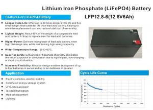 Quality 12V Li Ion Battery Lifepo4 Rechargeable Battery 12.8V For Energy Storage for sale
