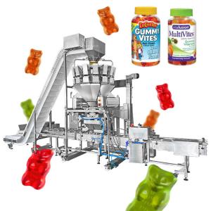 Quality Automatic Bear Gummy Candy Filling Machine Sugar Lump Counting And Filling Machine for sale