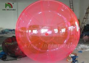 Quality Good Quality Red PVC / TPU 2m Inflatable Water Ball YKK Zipper From Japan for sale