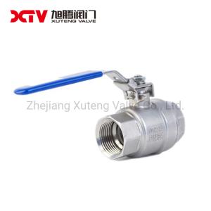 Quality Industrial Stainless Steel Threaded Full Bore and Reduce Bore 1PC/2PC/3PC Ball Valve for sale