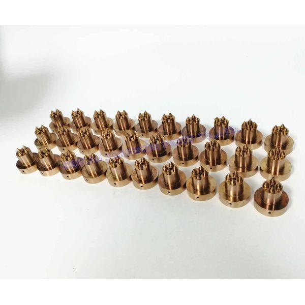 Beryllium Copper Inserts for Plastic Injection Moulds with High Thermal Conductivity, Precision Machined to Reduce Cycle Time