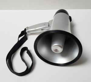 Quality 18650 Portable Lthium Battery Operated Bullhorn Megaphone ABS Construction 30W for sale