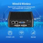 Intel N5000 J4125 4 Core Mini PC With Dual LAN 6 COM And DDR4 Up To 8G