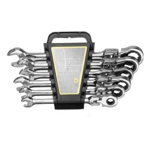 China CRV Polished Forged Steel Wrench 8mm To 17mm Chrome Vanadium Spanner on sale