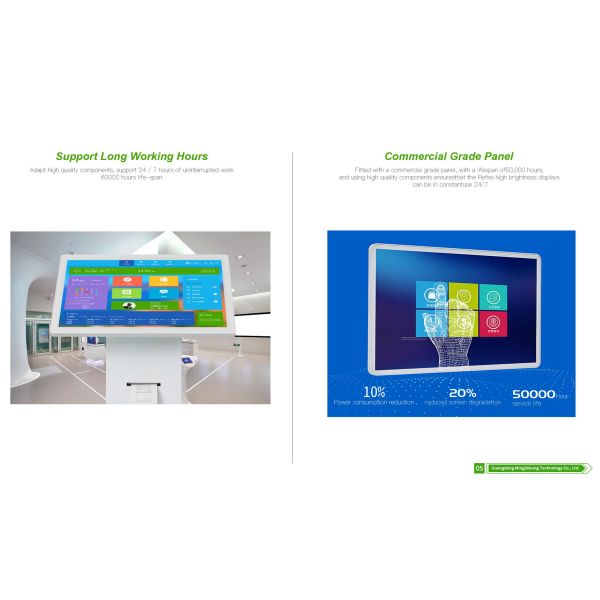 43-Inch Android Smart Video Touch Screen Kiosk Indoor Interactive Information Digital Display Board