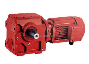 Quality High Electric Helical Worm Gearbox Speed Reducer For Right Angle Transmission Geared Reduction Motors for sale
