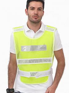 Quality Class 3 Police Traffic Reflective Vest  Reflective Clothing Construction Site   Sanitation for sale