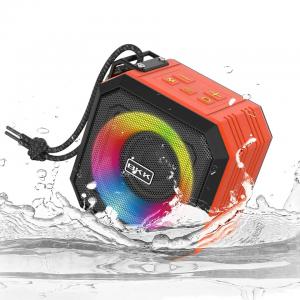 Quality 5W OEM Waterproof Bluetooth Speaker Portable With Colorful LED Lights for sale