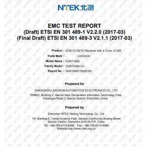shenzhen leadsign automotive electronics co,.ltd Certifications