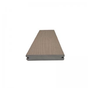 China End Homes' Luxurious Grooved Solid Decking with Matt Finish and Optional Wood Grains on sale